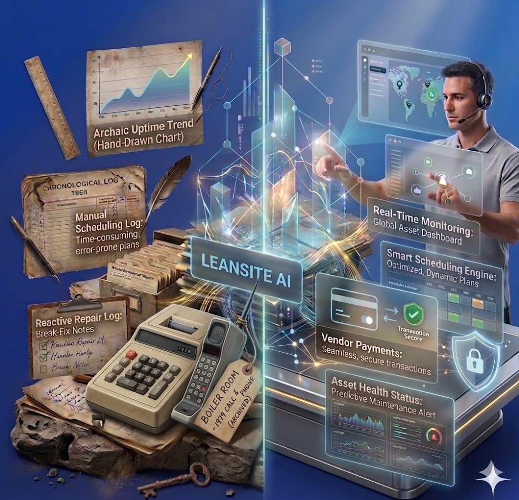 Outdated facilities management tools